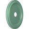 Ekena Millwork Traditional PVC Medallion (Canopies up to 13 1/2"), 22"OD x 3 1/2"ID x 1 1/2"P, Metallic Sea Mist CMP22TRFSM - alternate 2